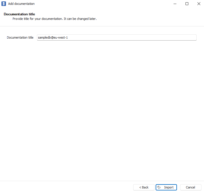 Athena documentation title