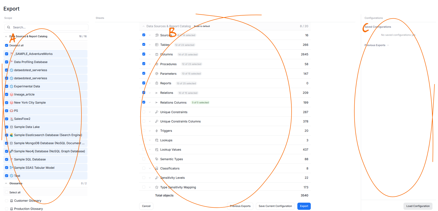 export view