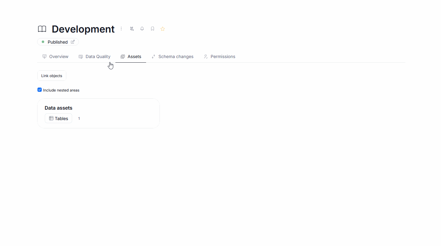 linking glossary to object