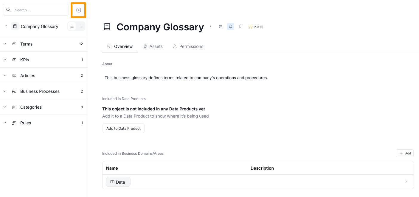 Add new term to glossary