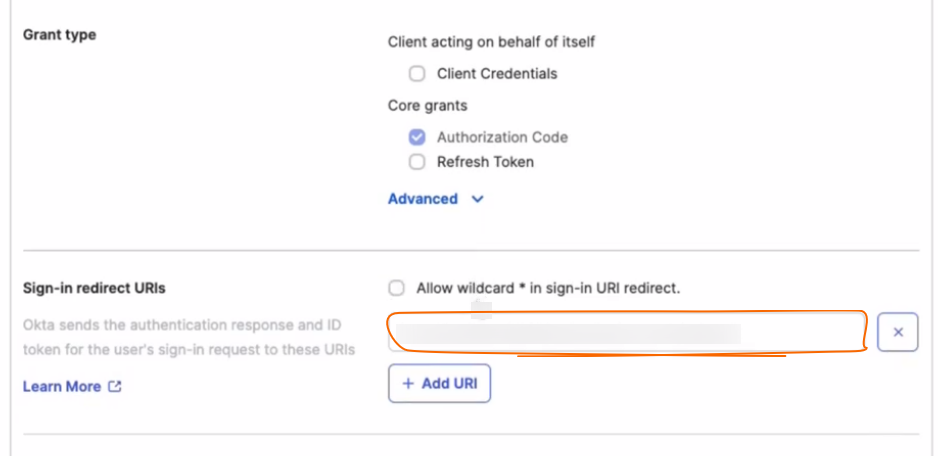 okta config