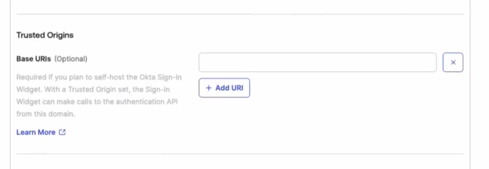 okta config