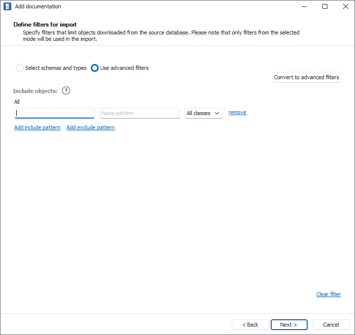 Namespace Filtering