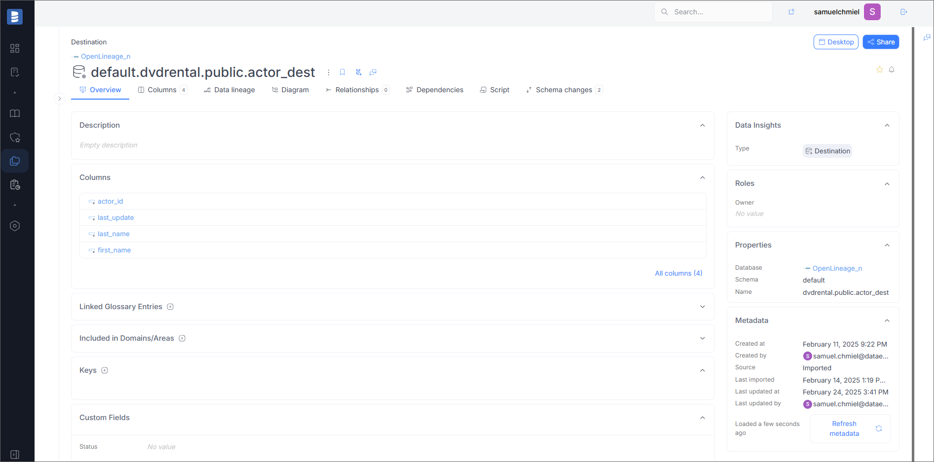 Output Dataset Overview