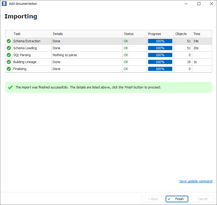 Strategy One/MicroStrategy ONE import finish