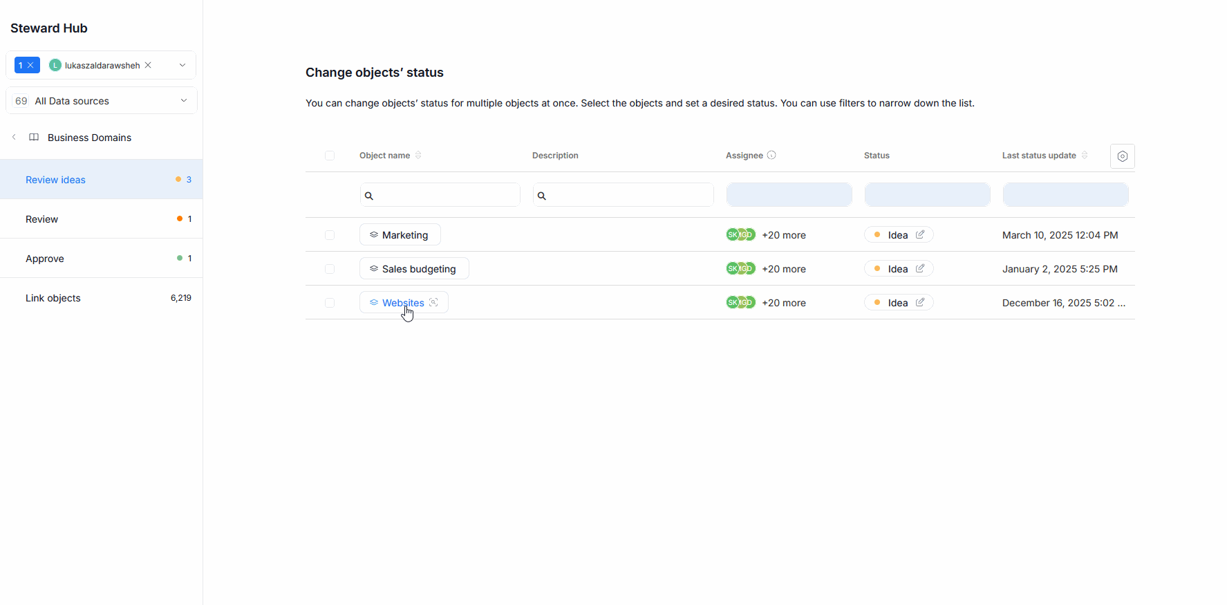 Steward Hub overview