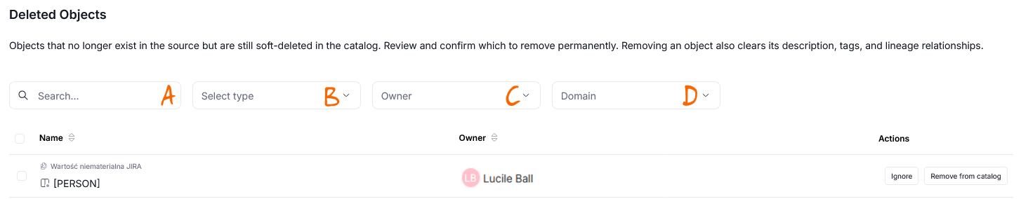 Search and filters