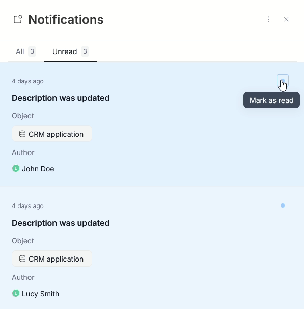 notification no access