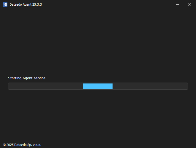 Agent Installer service starting
