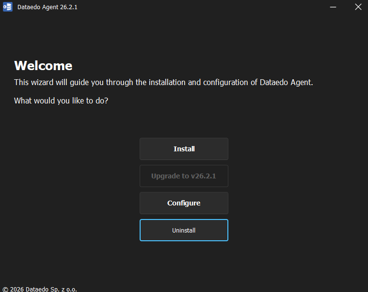 Agent Installer installation complete