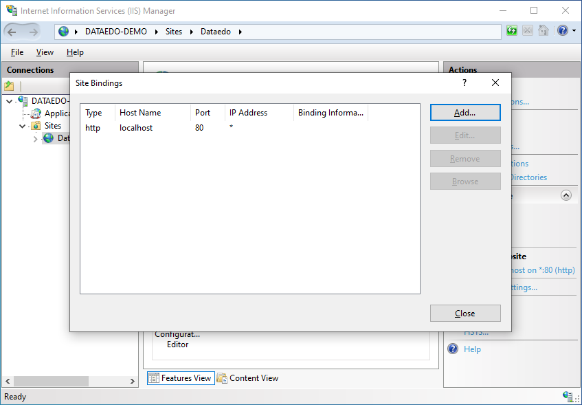 Add binding
