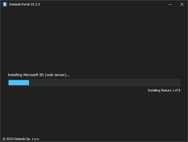 installing 