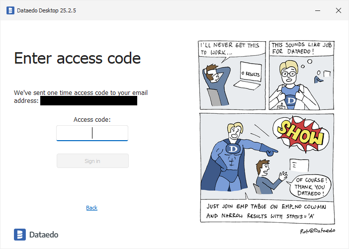 access code