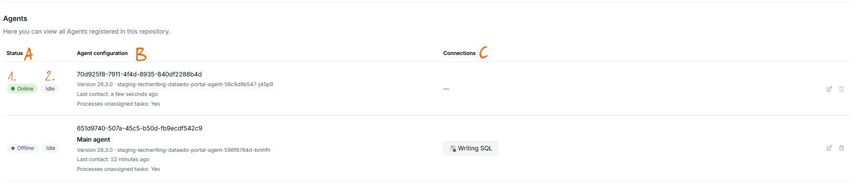 Full Connection list shown on the +1 tooltip