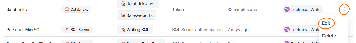Edit Credential image