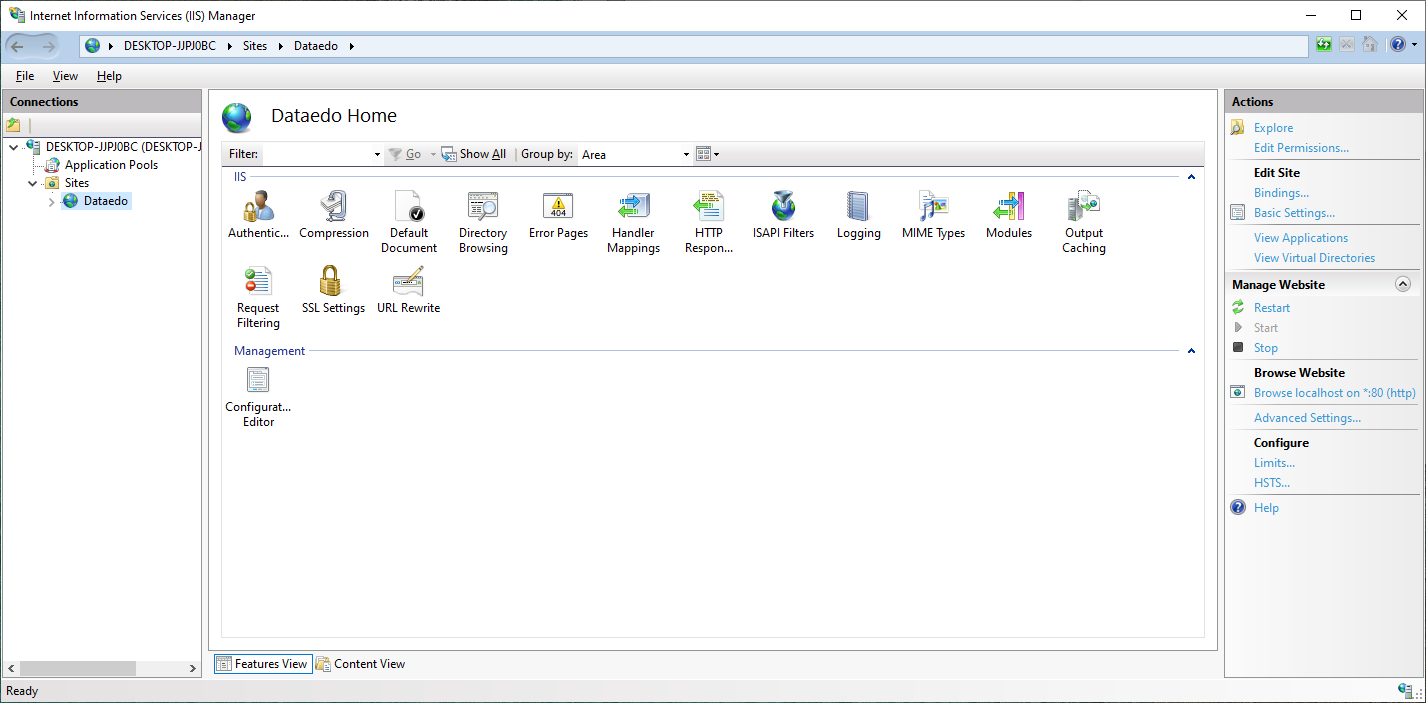 installing 