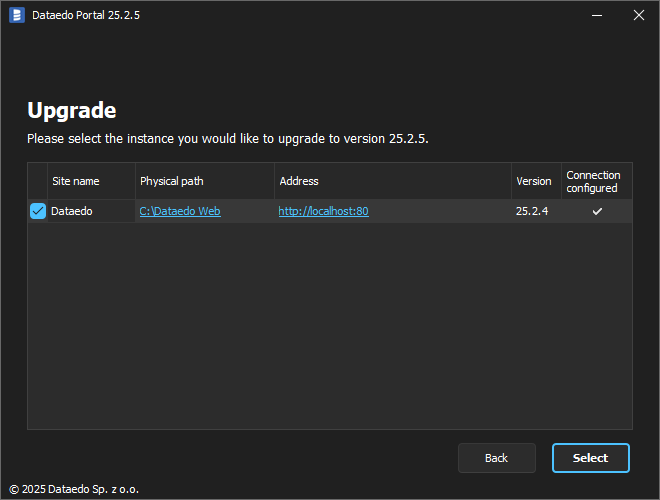 installing 