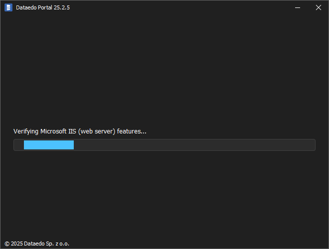 installing 