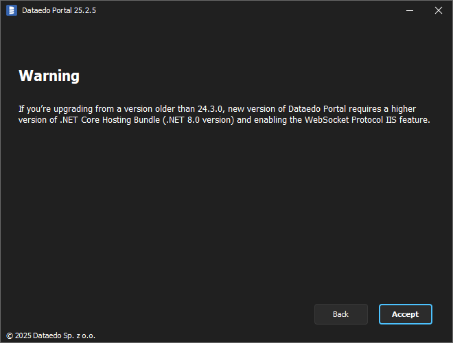 installing 