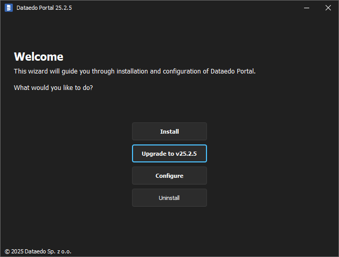 installing 